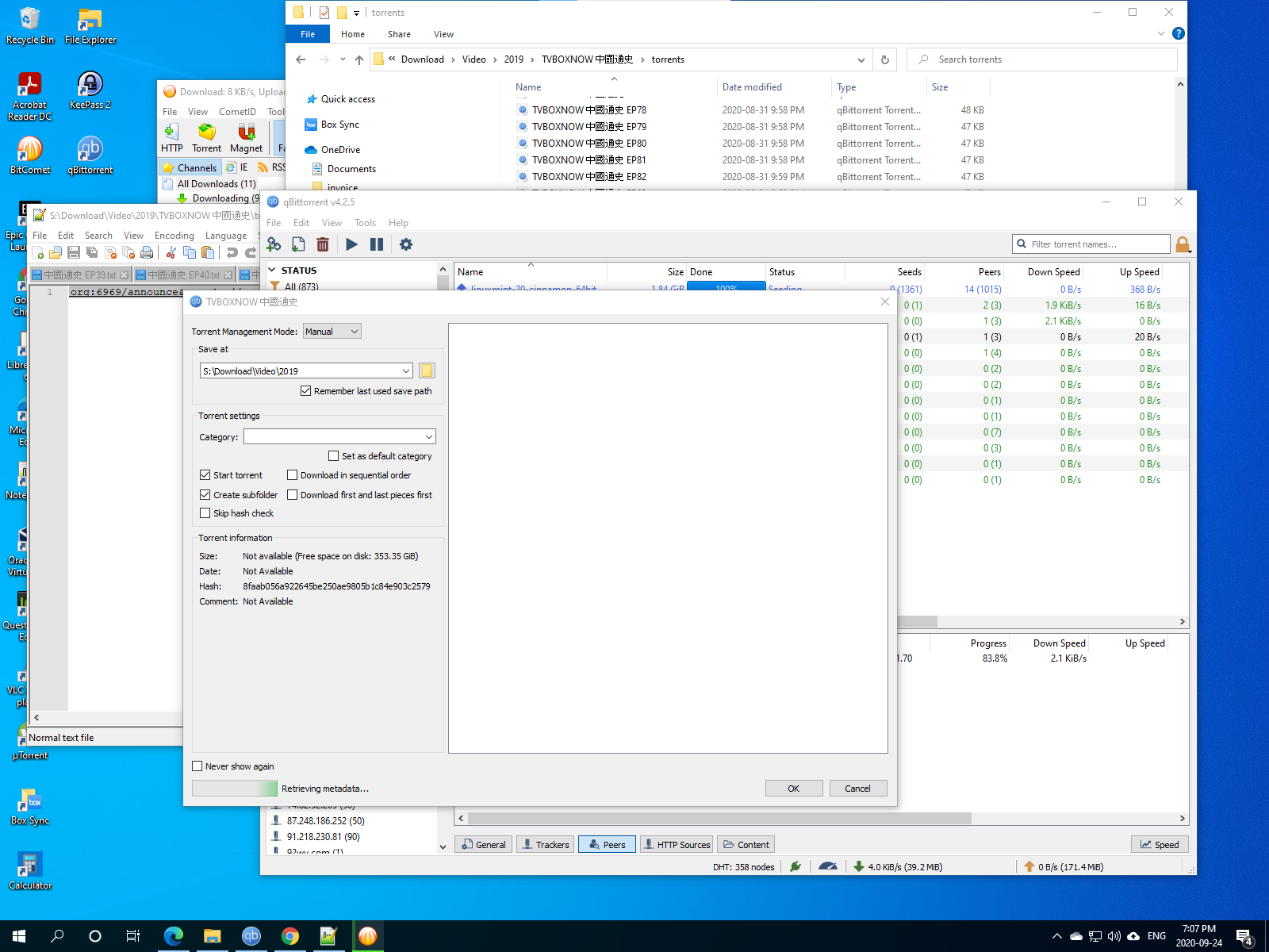 Unable to retrieve metadata qbittorrent official forums